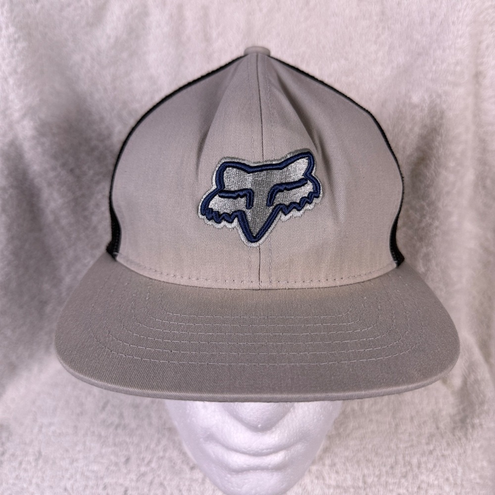 FOX RACING Mens Logo Adjustable Mesh Trucker Hat One Size Multicolor Y2K